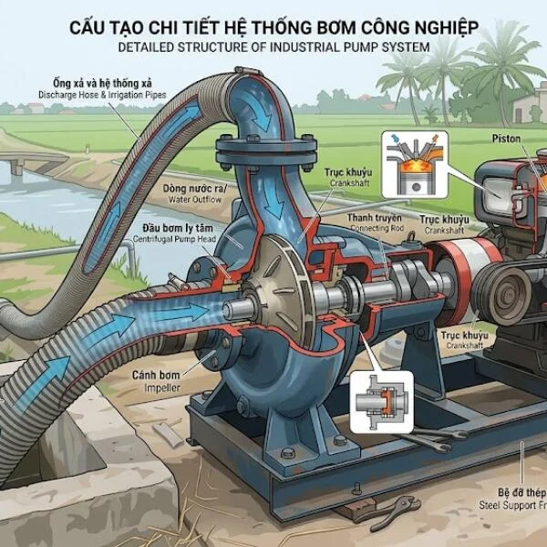 Đầu Bơm Kubota 80 – Thông Số, Cấu Tạo, Ứng Dụng Và Giá